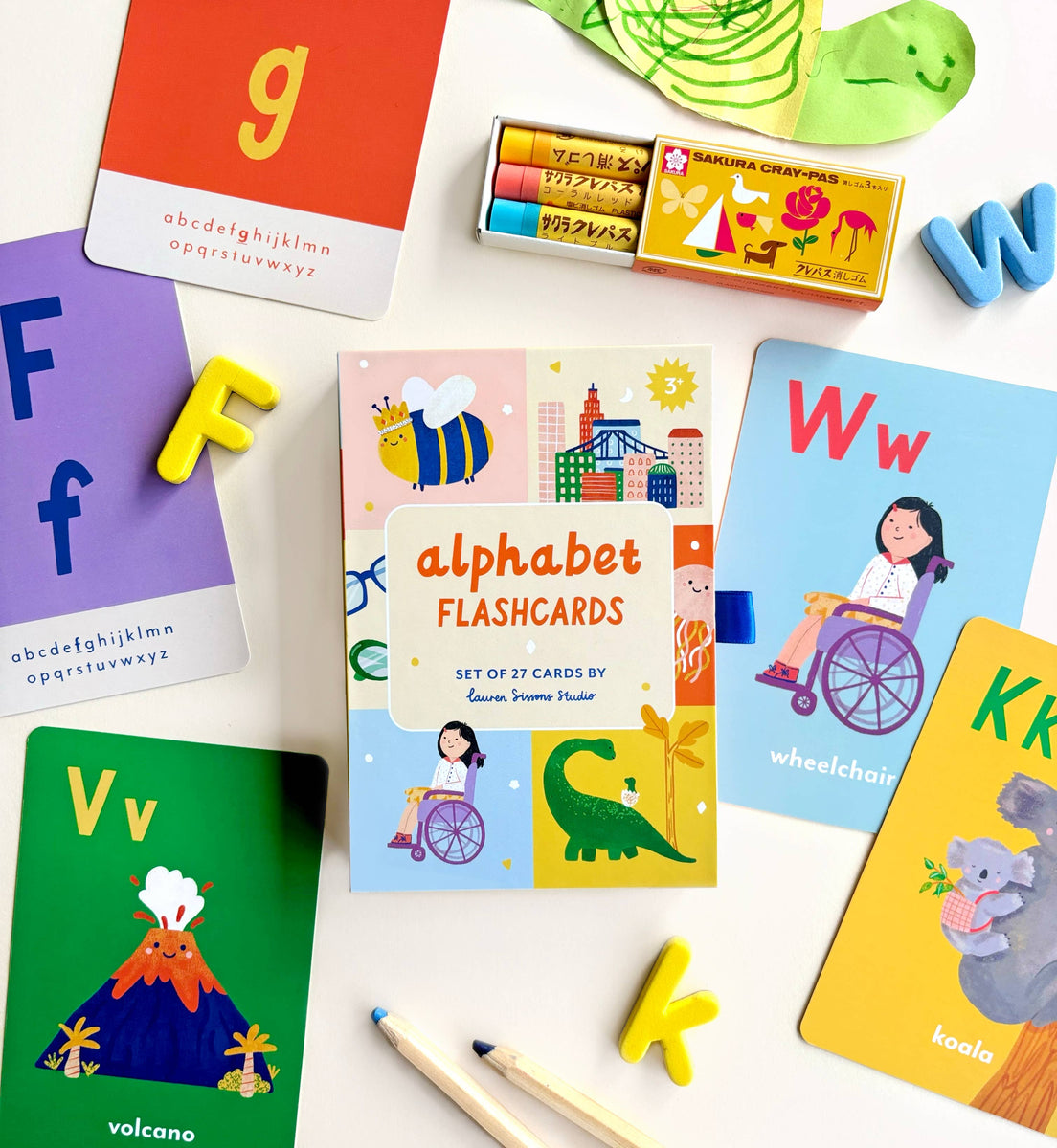 A-Z Illustrated Alphabet Flashcards – Willow Dreamer