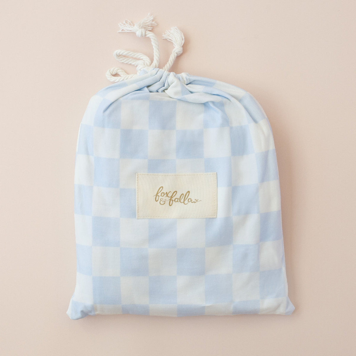 Powder Check Organic Fitted Cot Sheet – Willow Dreamer